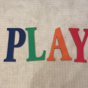 Pottery Barn Kids Wooden Wall Letters